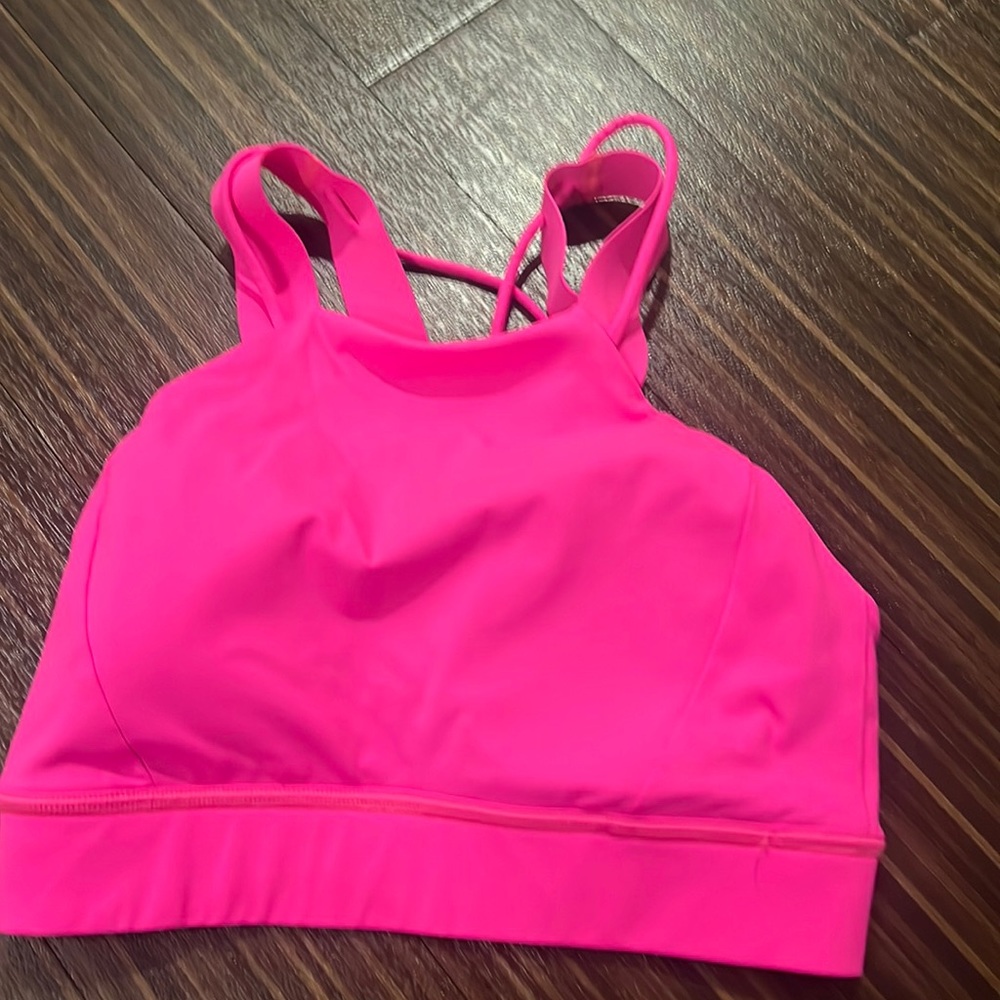 Lululemon Pink Sports Bra Size 6